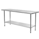 OMEGA - 24X72 STAINLESS STEEL WORK TABLE TSW2472E EA