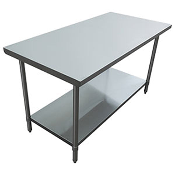 EFI - WORKTABLE W/SPLASH STAINLESS STEEL 30x30 IN