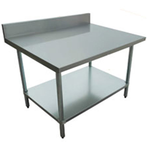 EFI - 30*48 BACKSPLASH STAINLESS WORK TABLE EA