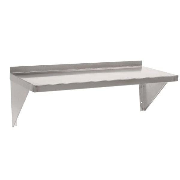 OMEGA - STAINLESS STEEL WALL MOUNTED SHELF 16x48 IN