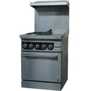 HOTZONE - ELECTRIC RANGE 2 BURNER  WITH 12" GRIDDLE 24"