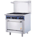 HOTZONE - 6 BURNER RANGE WITH CONVECTION OVEN 36"