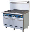 HOTZONE - 2 BURNER WITH 24" CHARBROILER