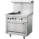 HOTZONE - RANGE WITH 12" GRIDDLE 24"