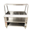 SUB-EQUIP - SUB ELECTRIC HOT TABLE WITH 3 WELLS W/SG 48"