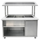 TURBO - 3 WELL HOT BUFFET TABLE 46"