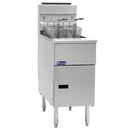 PITCO - SG14S 4-=50LB NATURAL GAS FLOOR FRYER 110000 BTU
