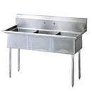 OMEGA - SINGLE COMPARTMENT SINK 21*18*14 WITH RIGHT DRAIN EA