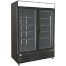 COLDZONE - R49-G2S/B MERCHANDISER REFRIGERATOR BLACK 49IN 49"