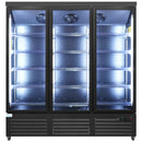 LUMIN - COOL 3 DOOR GLASS COOLER COMPACT 75"