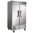 COLDZONE - 54F-2D 2 DOOR STAINLESS STEEL FREEZER 54"