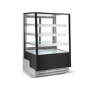 COLDZONE - STRAIGHT GLASS PASTRY DISPLAY BLACK 35"