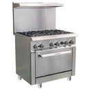 IKON - 6 BURNER S/STEEL RANGE 36" EA