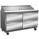 COLDZONE - 48ST-4D 48" SANDWICH PREP TABLE 4 DRAWERS