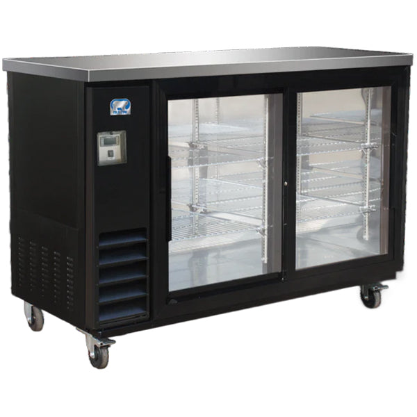 COLDZONE - BC-49 2 DOOR BAR COOLER GLASS 49"