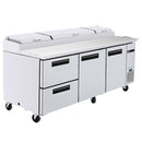 EFI - PIZZA PREP TABLE WITH DRAWERS 93"