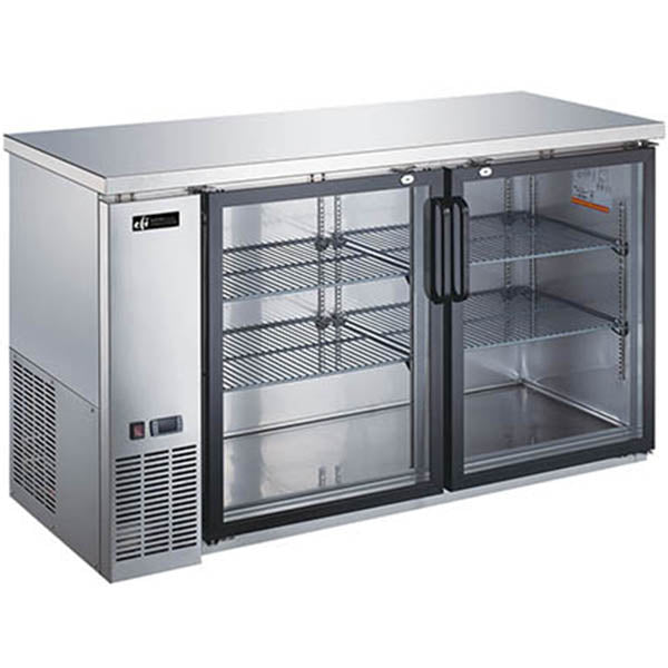 EFI - CBBSGD2-60CC BACK BAR COOLER SWING DOOR 60"