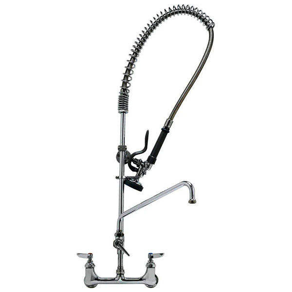 OMEGA - PRF12 PRE-RINSE WALL MOUNTED FAUCET (12" GOOSENECK) EA