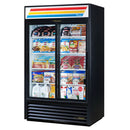 TRUE - T GDM-41-HC-LD BL 48" 2 GLASS DOOR REFRIGERATED MERCHANDISER EA