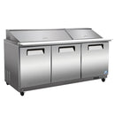 COLDZONE - 72" SALAD PREP TABLE S/STEEL