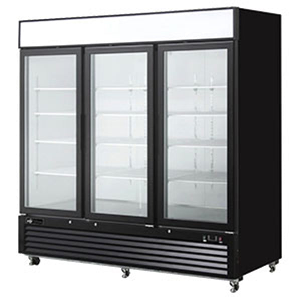 EFI - C3-82GDVC 82IN SWING 3 DOOR GLASS REFRIGERATOR 82in DR