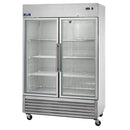 ARCTIC AIR - 2 DOOR GLASS FREEZER 54"W S/S BODY 54"