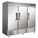 COLDZONE - 3 DOOR REACH IN REFRIGERATOR 82"