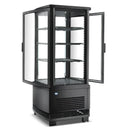 COLDZONE - CL-78R COUNTERTOP DISPLAY CASE 18" 4 SIDED 2DR OPEN 17"