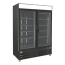 COLDZONE - F49-G2/B 2 GLASS DOOR MERCHANDISER FREEZER 49"
