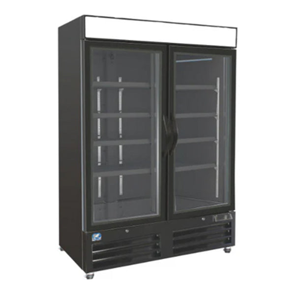 COLDZONE - F49-G2/B 2 GLASS DOOR MERCHANDISER FREEZER 49"