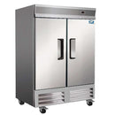 COLDZONE - 49F-2D 2 DOOR STAINLESS STEEL FREEZER 49"