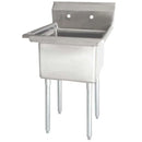 OMEGA - 2424SWS SINGLE COMPARTMENT SINK 24X24 24x24