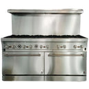 HOTZONE - 10 BURNER RANGE W/CONVECTION OVEN 60"