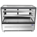 ATOSA - 2 TIER GLASS PASTRY DISPLAY COOLER 60"