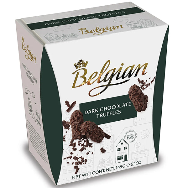 BELGIAN - DARK CHOCOLATE TRUFFLES 145GR