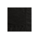 UNIQUE - 20 MIDNIGHT BLACK BEV NAPKINS 1EA