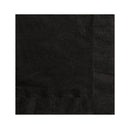 UNIQUE - 20 MIDNIGHT BLACK LUNCH NAPKINS 20EA