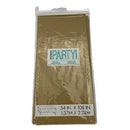 UNIQUE - GOLD TABLECOVER 54X108in EA