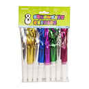 UNIQUE - FRINGED SQUAWKERS 8CT