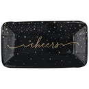 UNIQUE - DISCO NEW YEAR APPETIZER PLATE 9INx5IN 8 CT