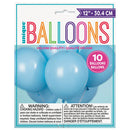 UNIQUE - BABY BLUE BALLOONS 12in 10EA
