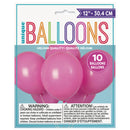 UNIQUE - BUBBLEGUM PINK BALLOONS 12in 10EA