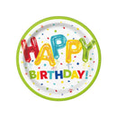 UNIQUE - HAPPY BALLOON BIRTHDAY PLATES 7" 8CT