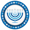 UNIQUE - 9"  HANUKKAH PLATES 8CT