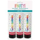 UNIQUE - 3 CT TWIST POPPERS EA
