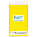 UNIQUE - NEON YELLOW ROUND TABLE COVER EA