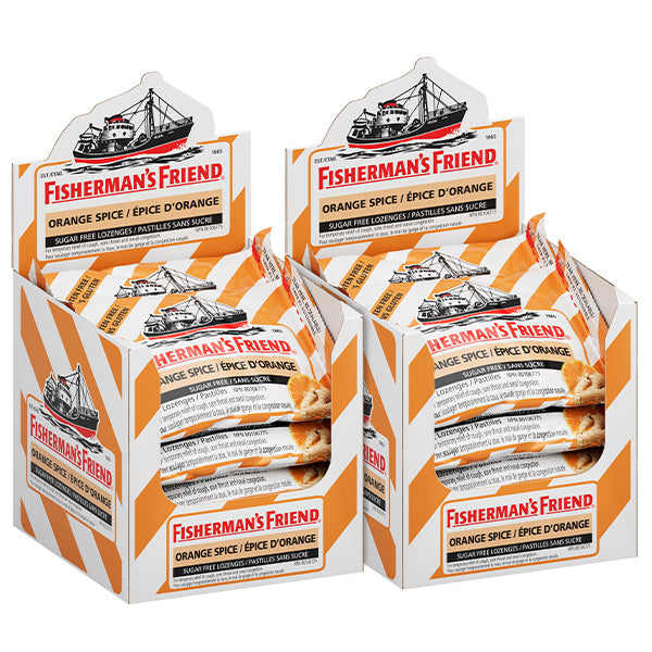 FISHERMANS FRIEND - FISHERMAN ORANGE SPICE SUGAR FREE 16x25 GR
