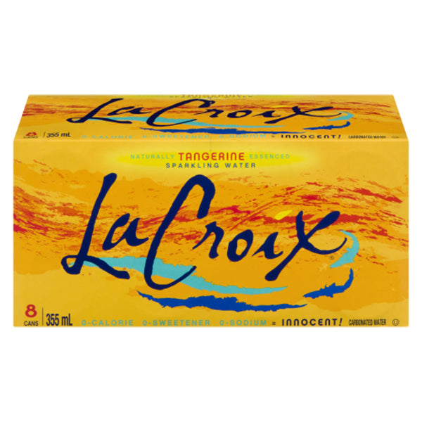 LA CROIX - TANGERINE FLAVOURED WATER 8x355 ML