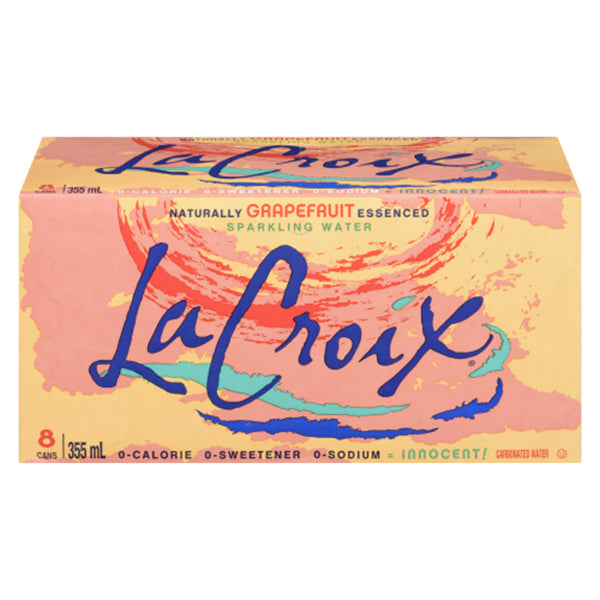 LA CROIX - GRAPEFRUIT FLAVOURED WATER 8x355 ML