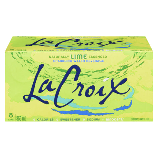 LA CROIX - LIME FLAVOURED WATER 8x355 ML